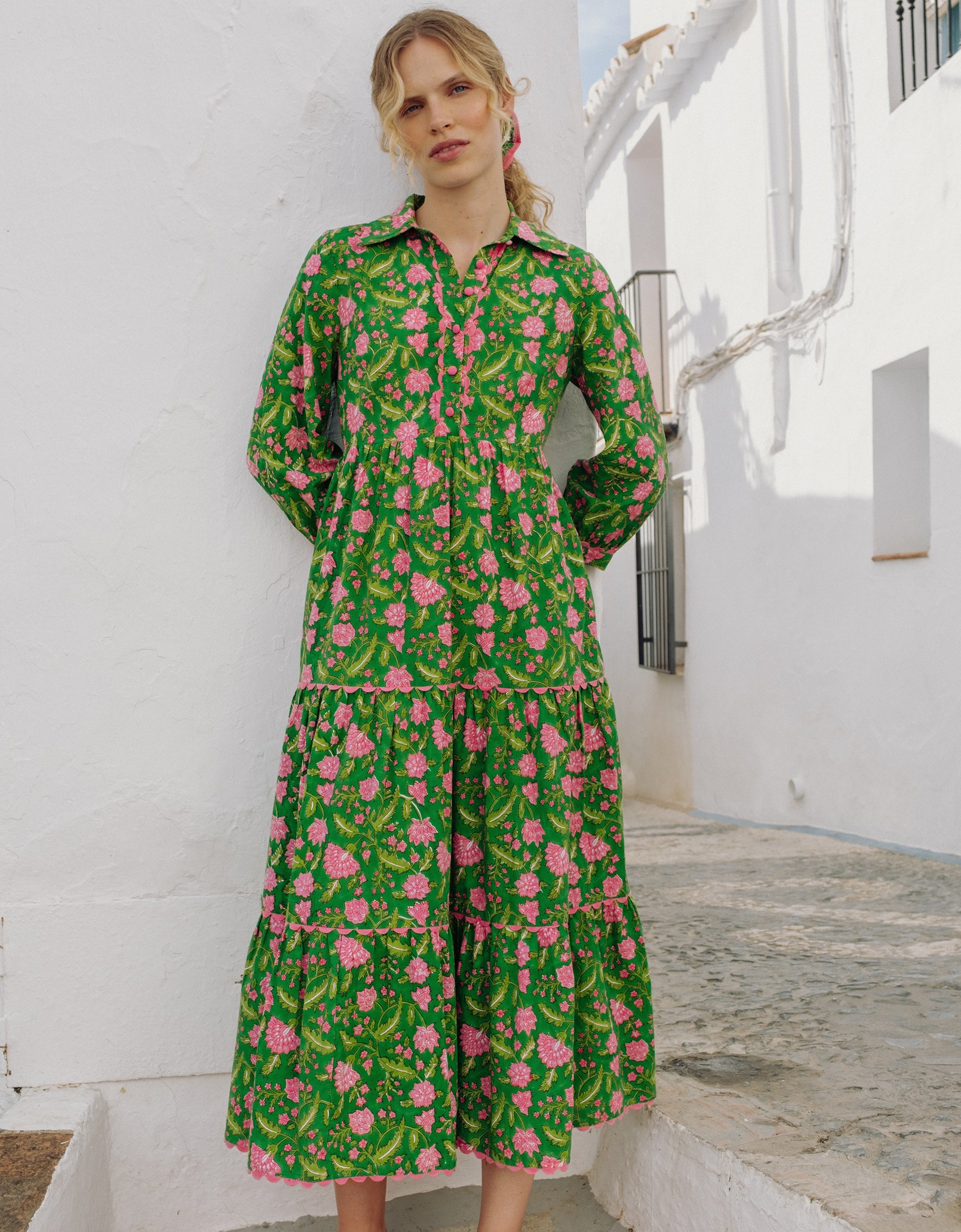 Pink City Prints Amazonian Jungle Nancy Dress