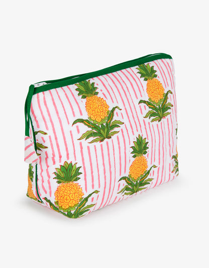 Pink City Prints Candy Pineapple Makeup Pouch