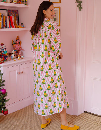 Pink City Prints Candy Pineapple Tonie Dress