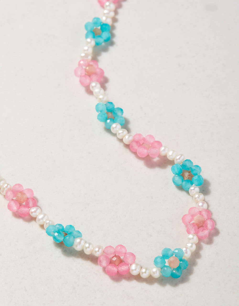 Pink City Prints Daisy Chain Necklace