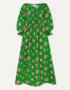 Pink City Prints Emerald Jungle Hampi Dress