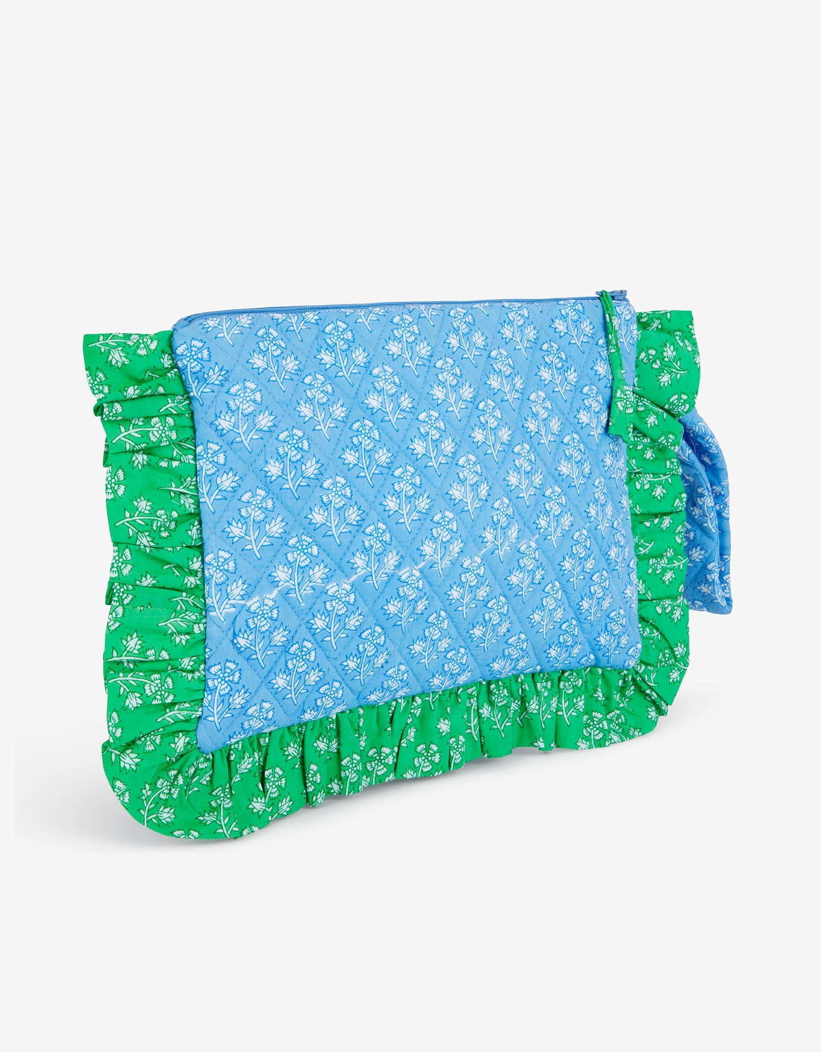 Pink City Prints Feeling Fresh Ruffle Pouch