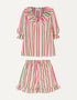 Pink City Prints Festive Stripe Cally Set