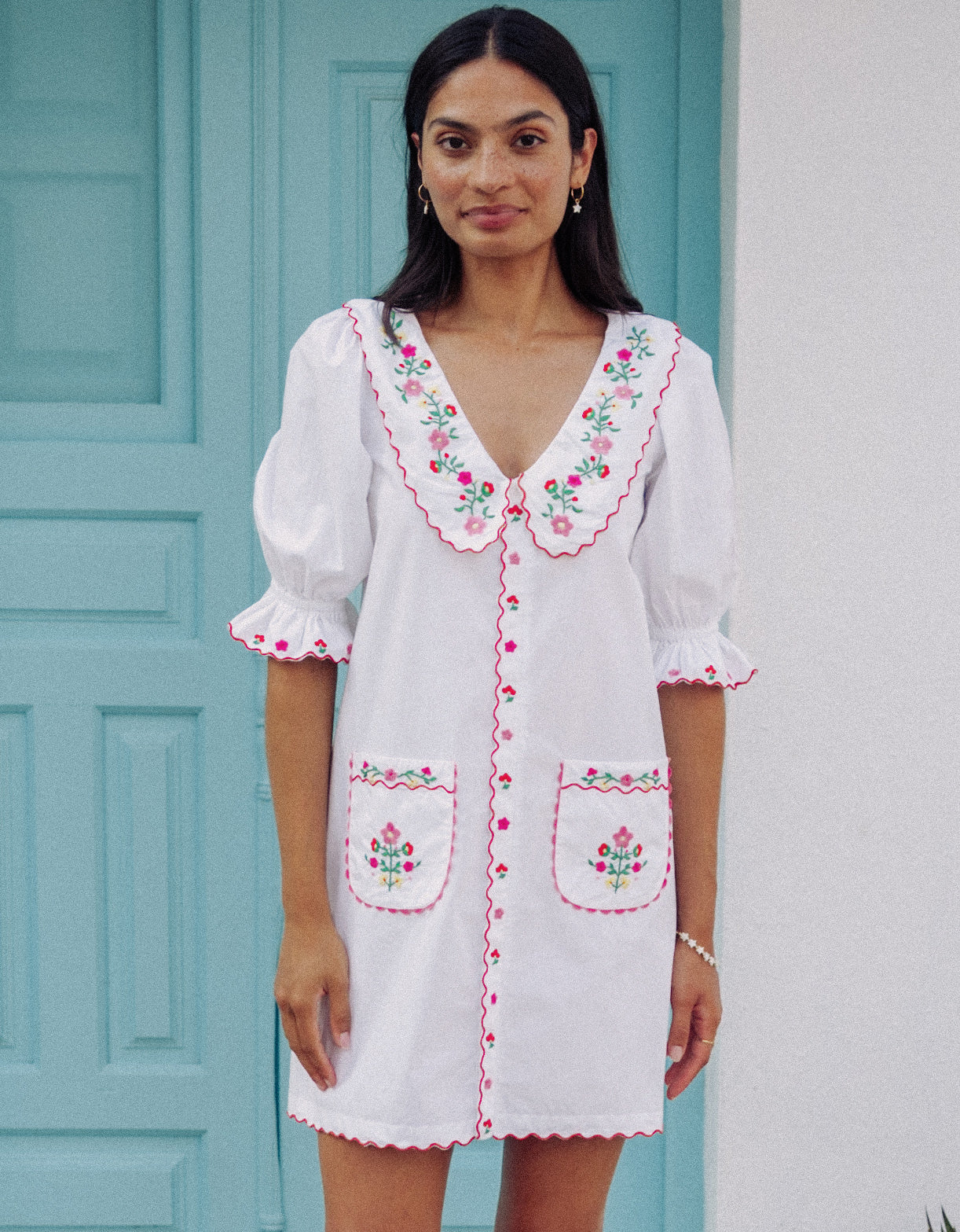 Pink City Prints Folk Embroidery Ava Mini