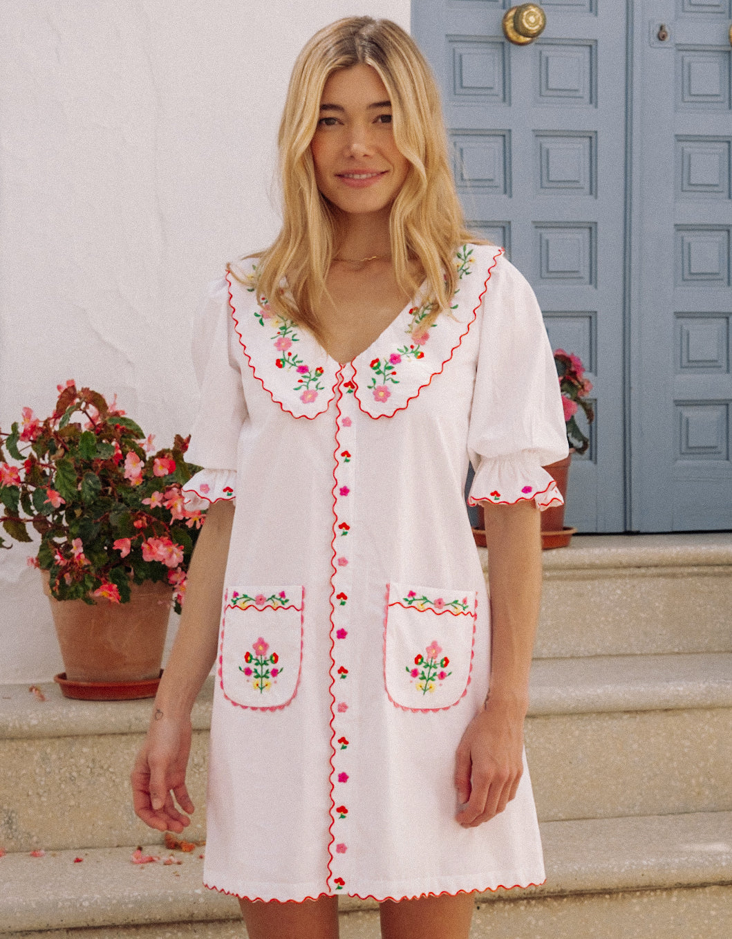 Pink City Prints Folk Embroidery Ava Mini