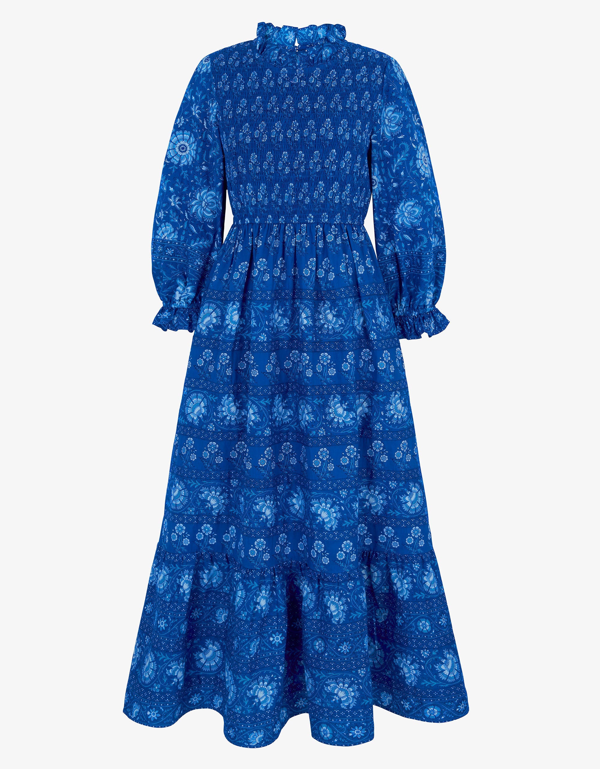 Pink City Prints Indigo Forest Isabel Dress