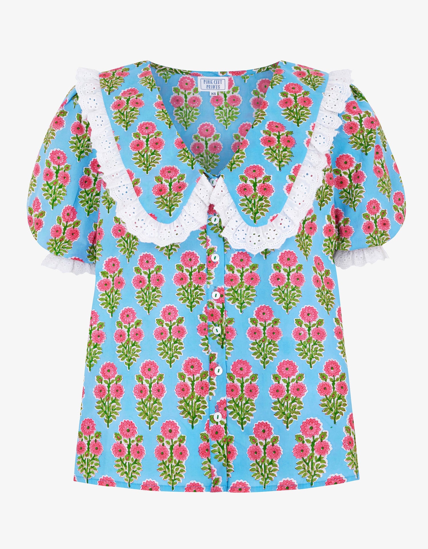 Pink City Prints Island Buta Ava Blouse