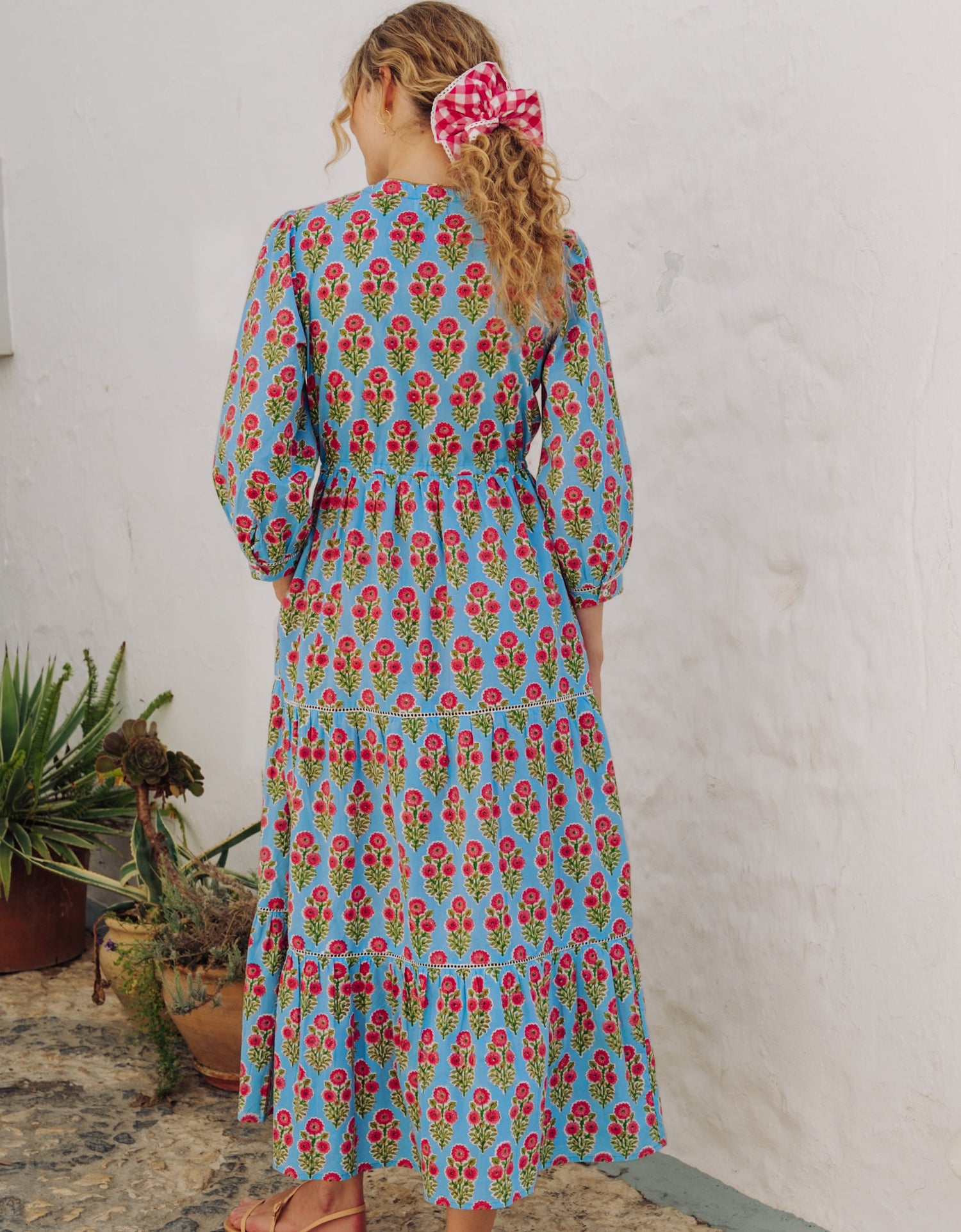 Pink City Prints Island Buta Maria Dress