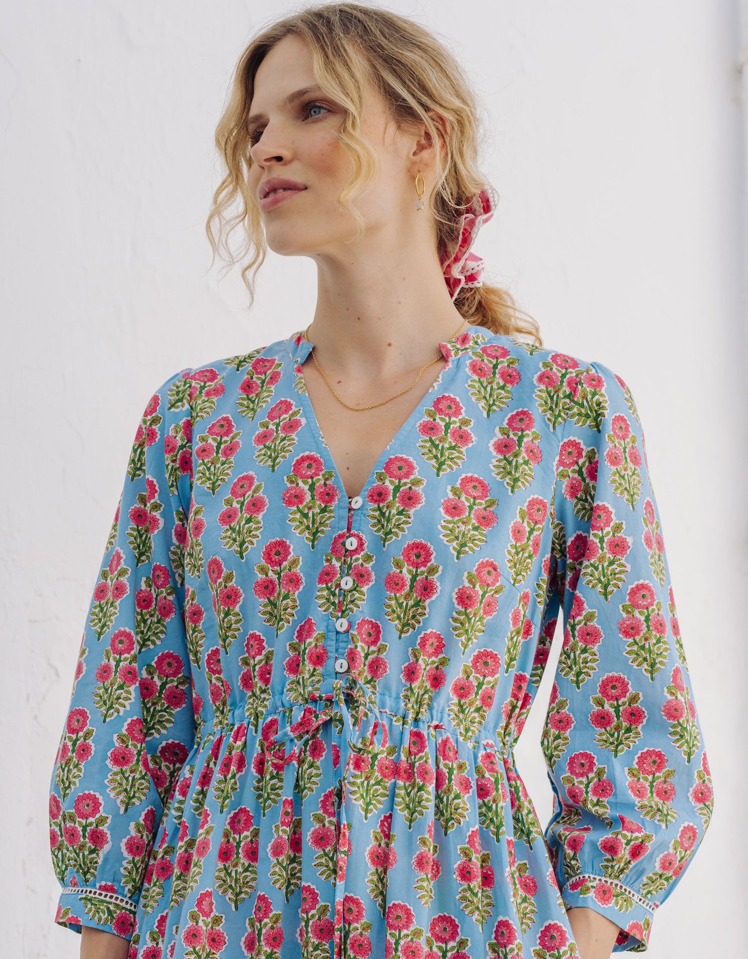 Pink City Prints Island Buta Maria Dress