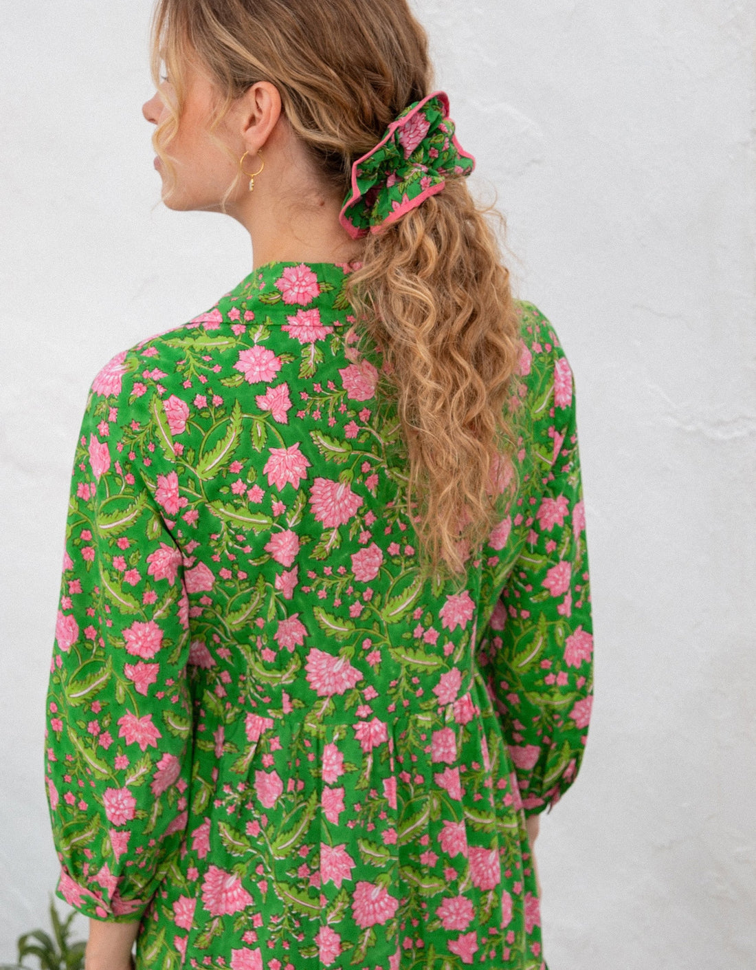 Pink City Prints Jungle Scrunchie Set