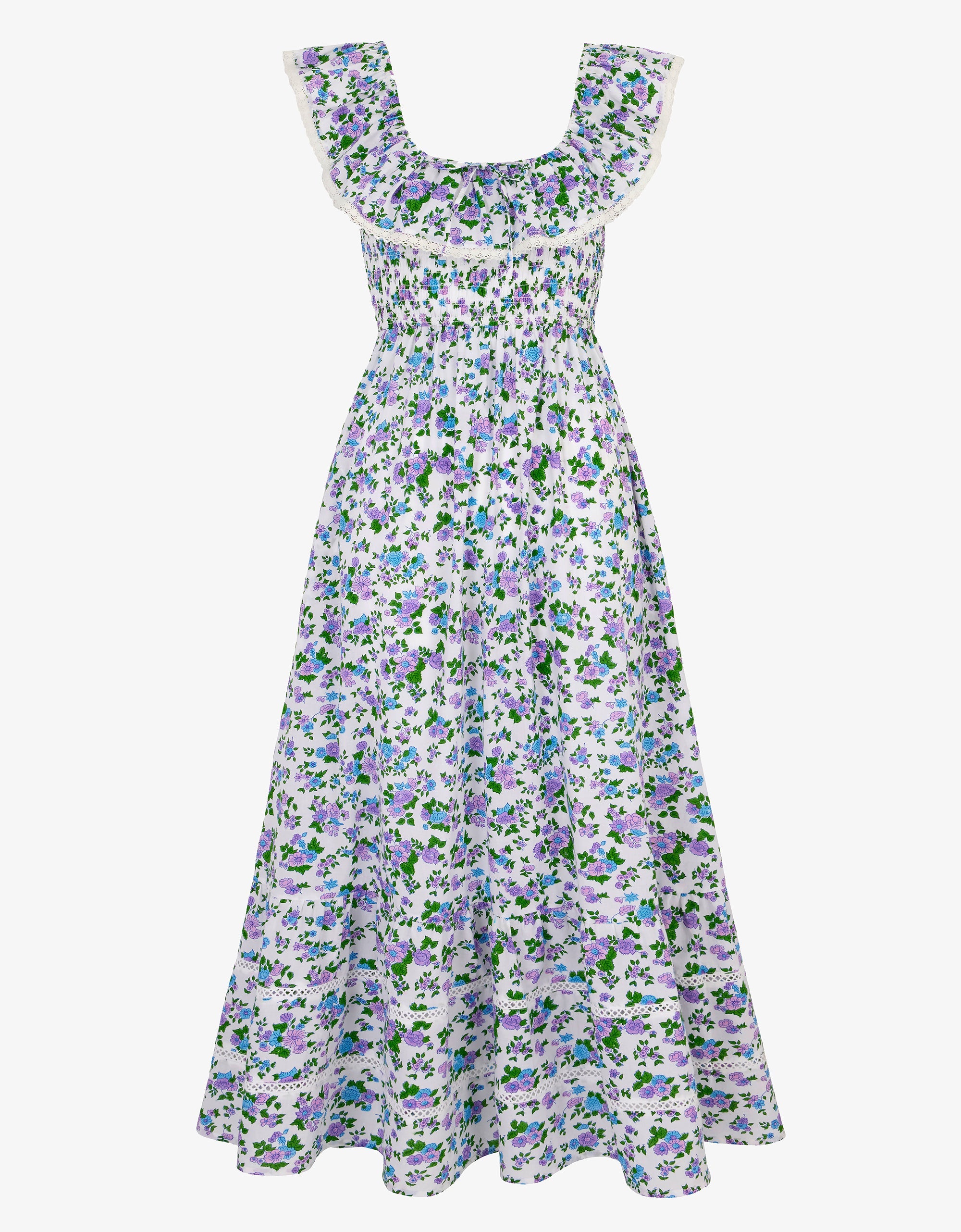 Pink City Prints Lavender Ditsy Susie Dress