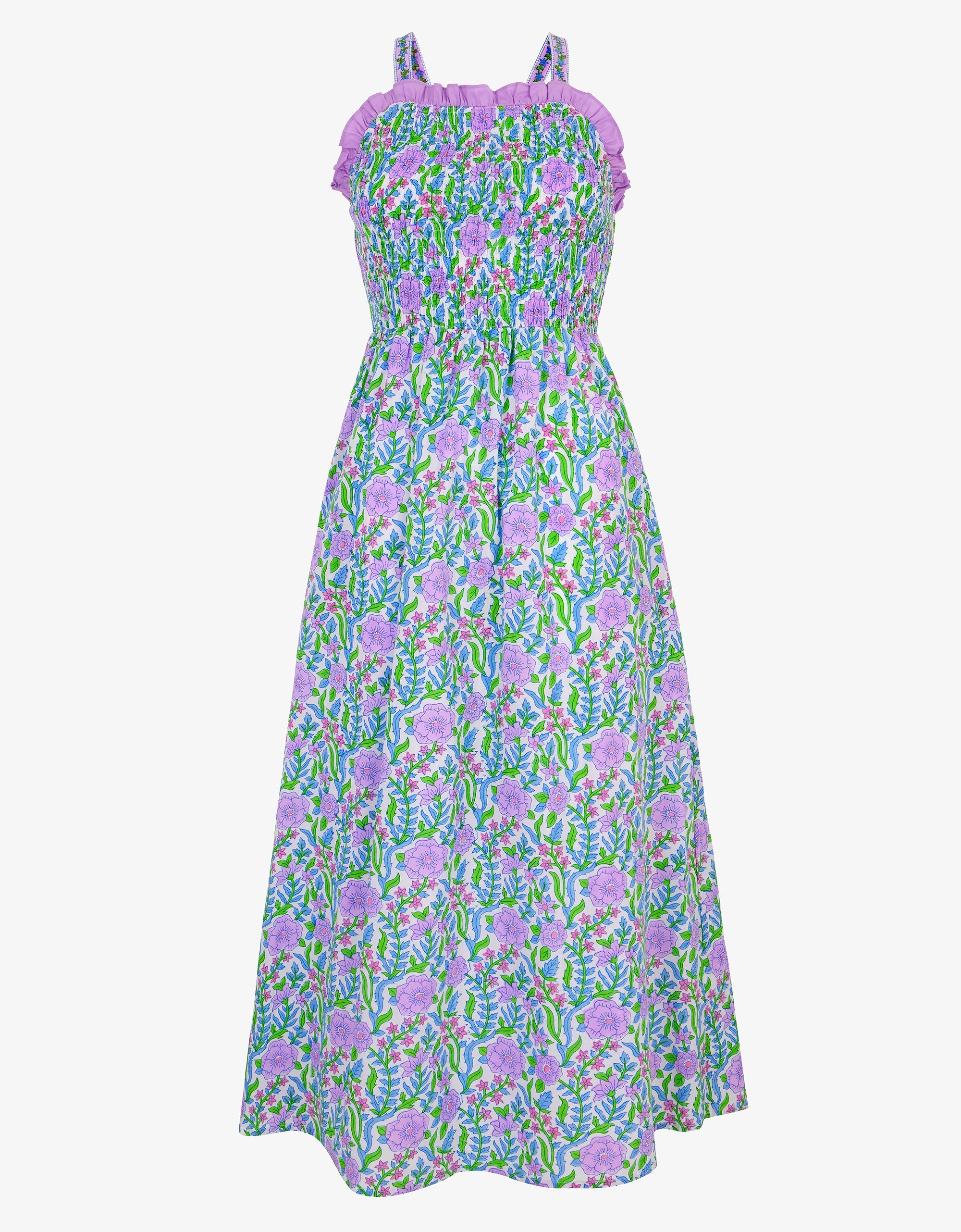 Pink City Prints Lilac Fields Elsie Dress