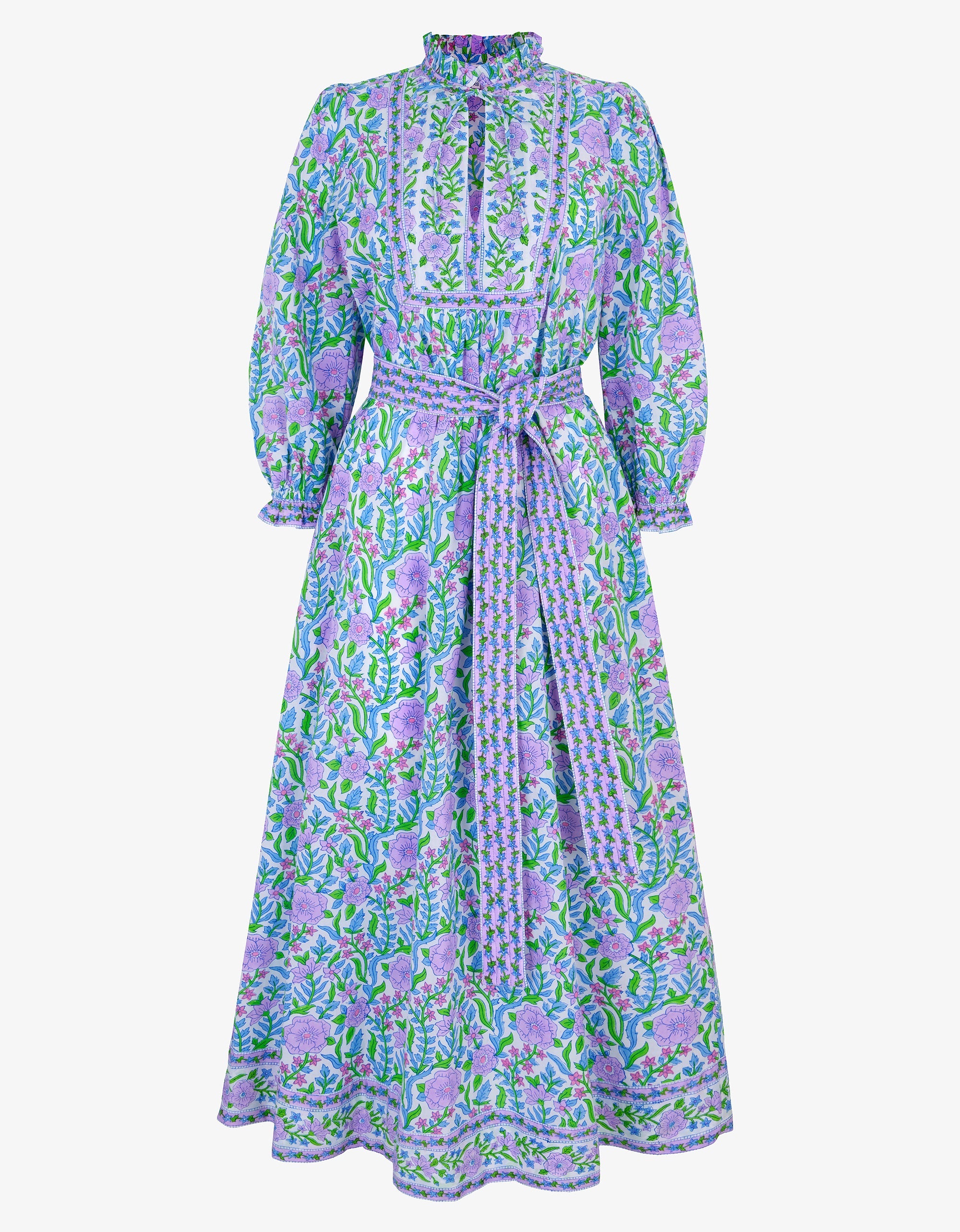 Pink City Prints Lilac Fields Nell Dress