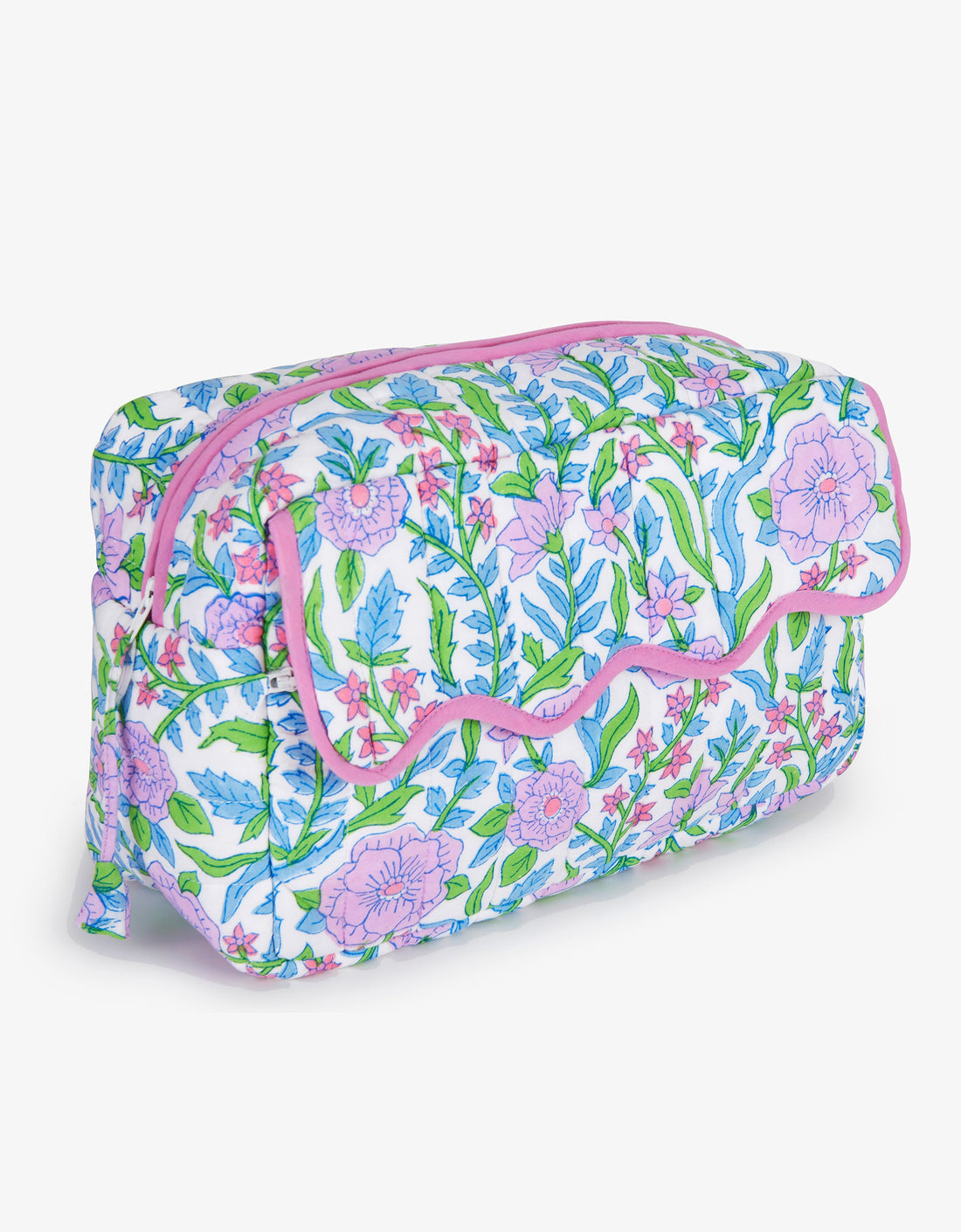 Pink City Prints Lilac Scallop Washbag