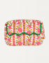 Pink City Prints Lime Border Scallop Washbag