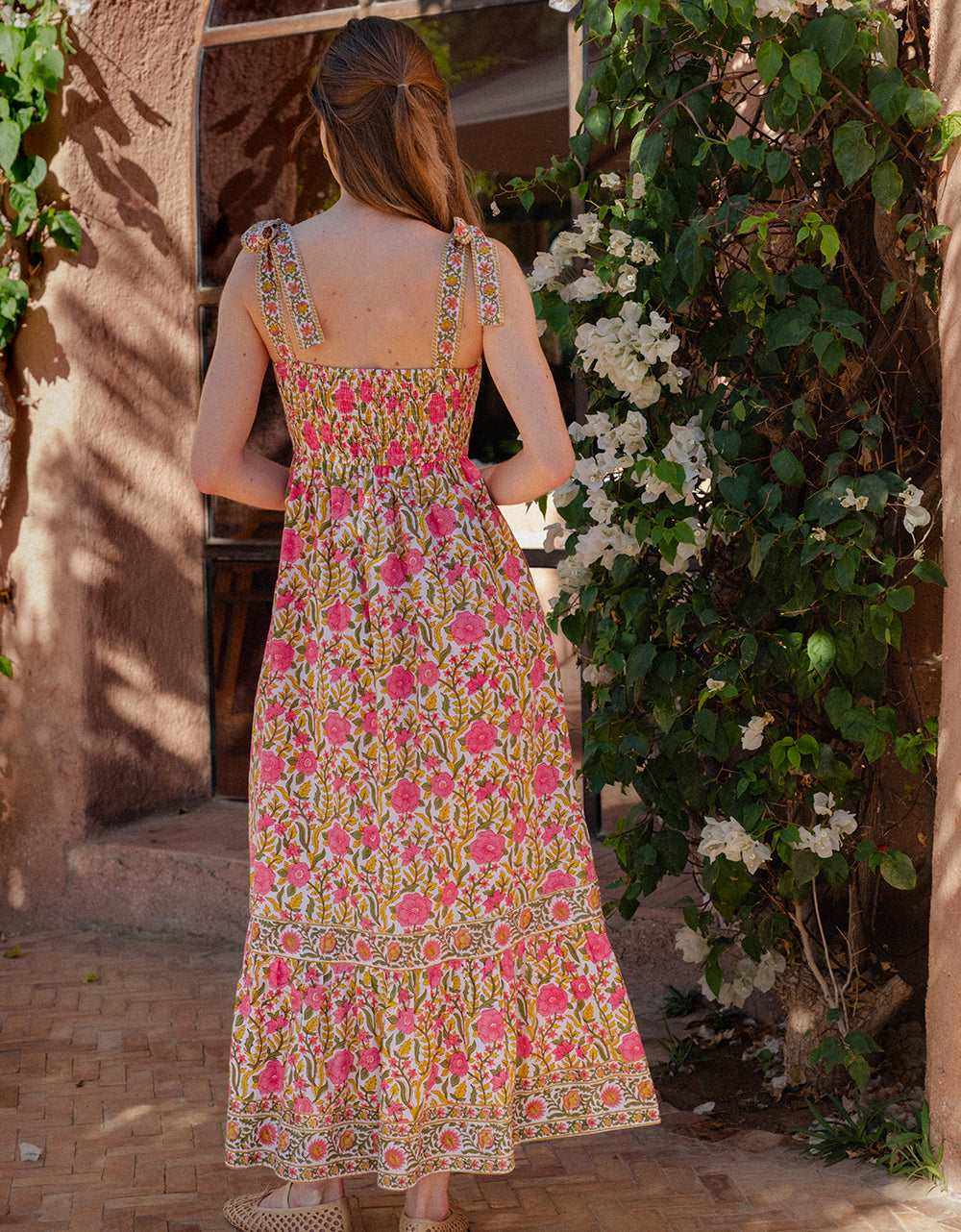 Pink City Prints Lime Fields Corfu Dress