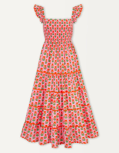 Pink City Prints Marigold Buta Jessica Dress