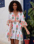 Pink City Prints Neon Botanical Palolem Dress