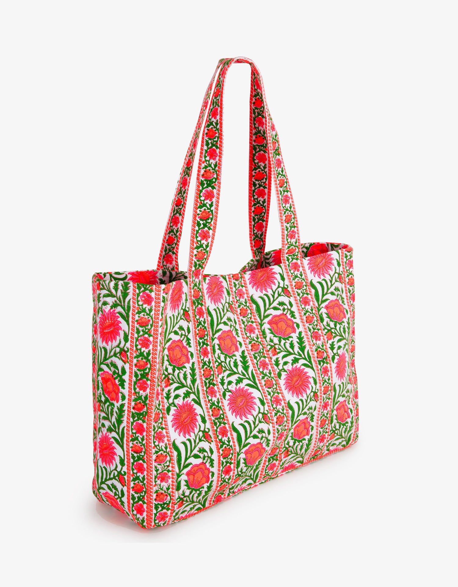 Pink City Prints Neon Canvas Tote