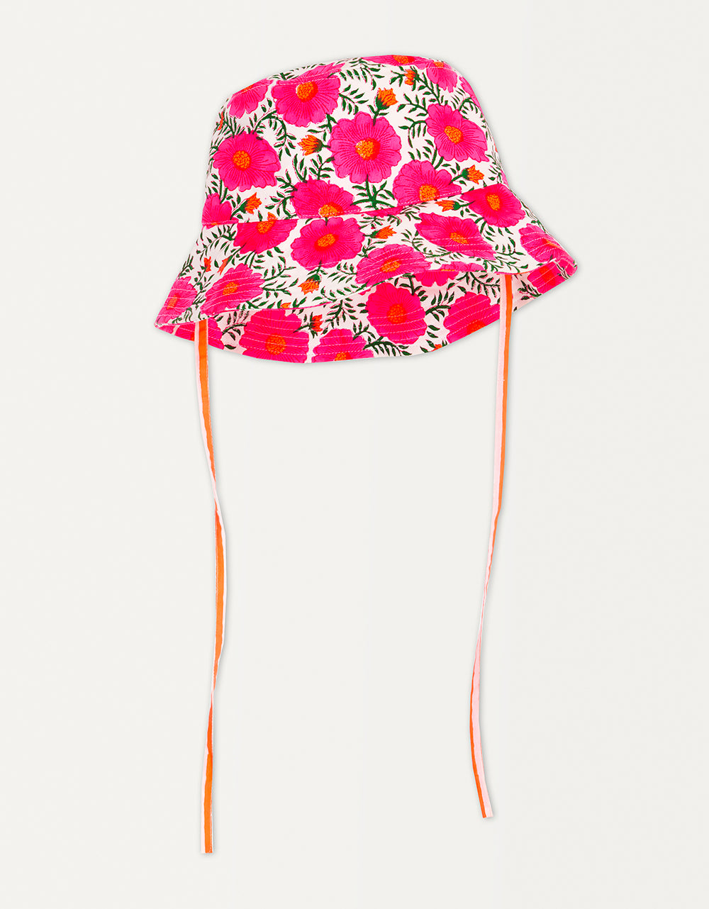 Pink City Prints Neon Poppy Bucket Hat