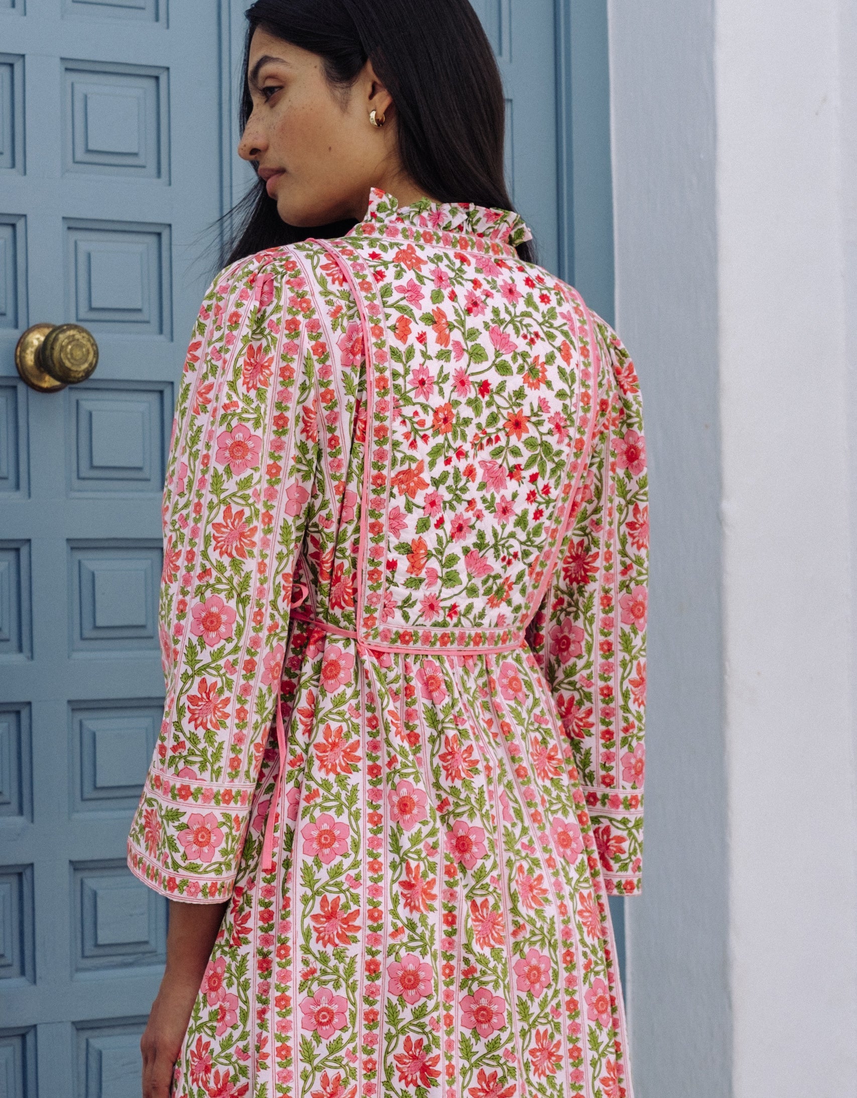 Pink City Prints Peach Meadow Milos Kaftan