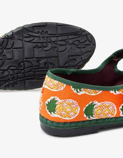 Pink City Prints Pineapple Print Maryjanes