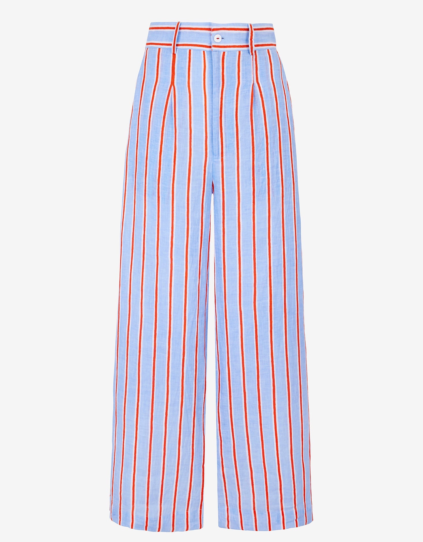 Pink City Prints Poets Stripe Gabi Trousers