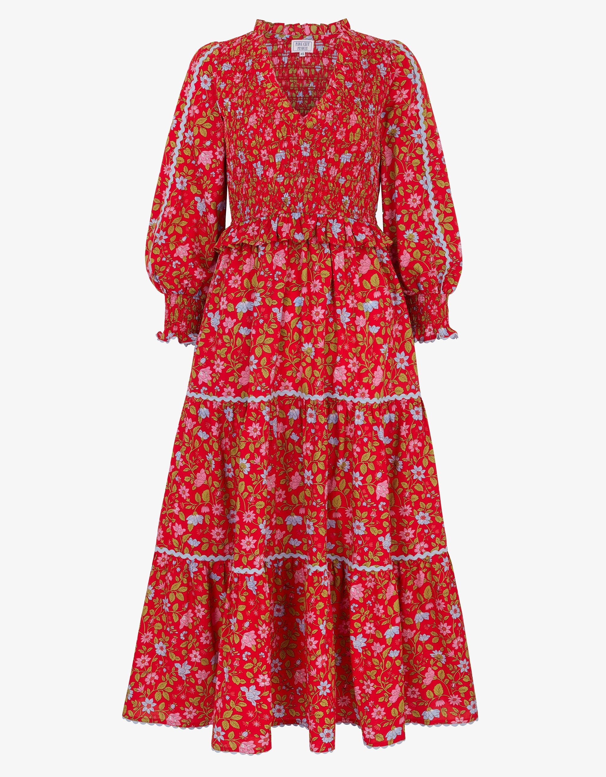 Pink City Prints Poppy Meadow Mia Dress