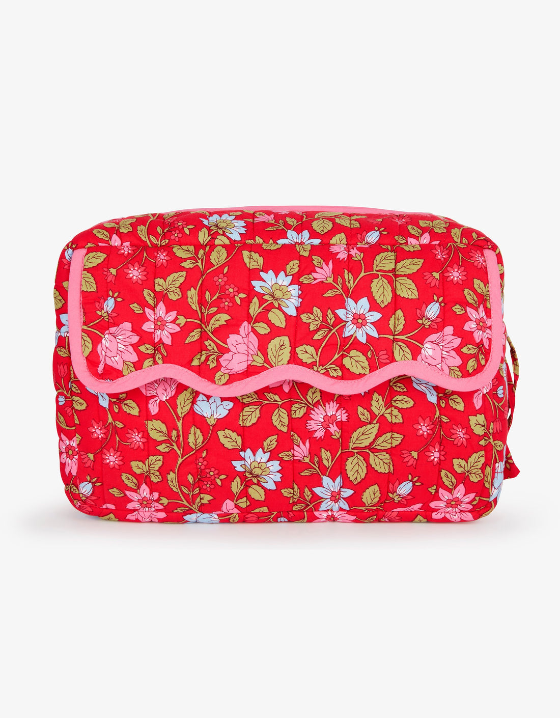 Pink City Prints Poppy Scallop Washbag