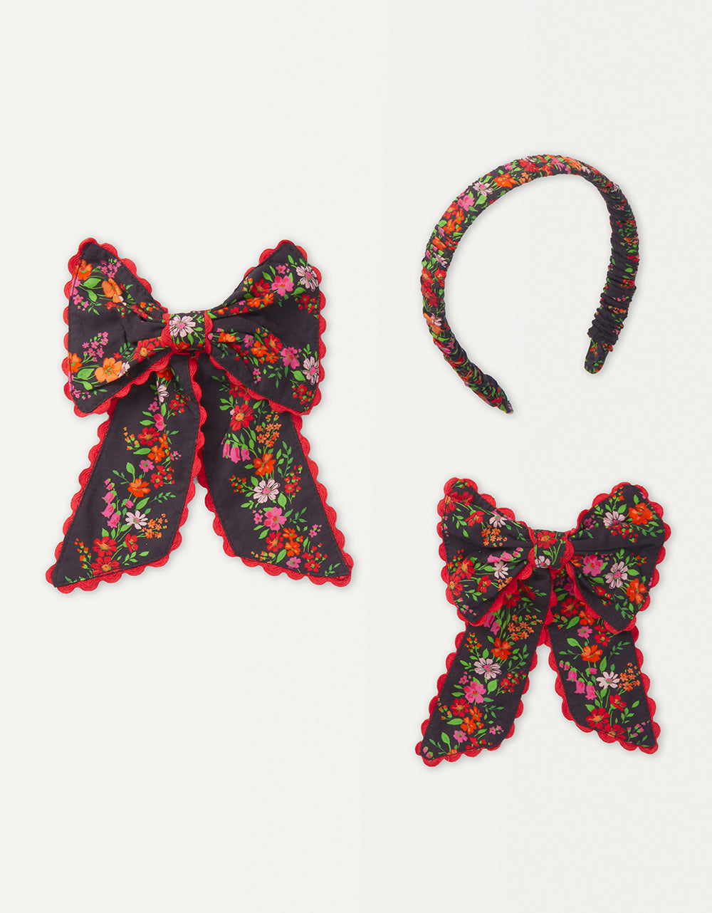 Pink City Prints Psychedelic Nights Bow Set and Headband