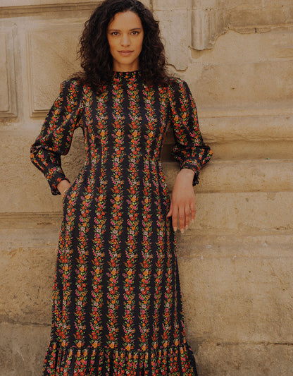 Pink City Prints Psychedelic Nights Petworth Dress