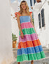 Pink City Prints Rainbow Patchwork Xanthe Dress