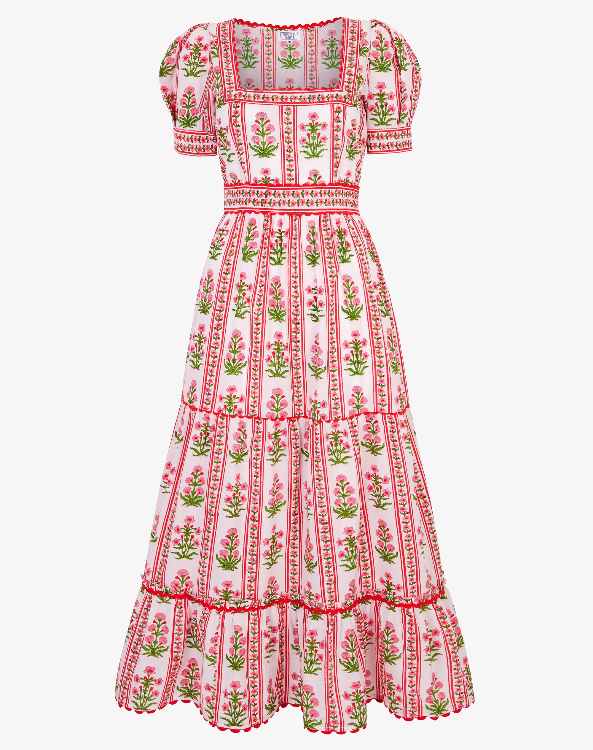 Pink City Prints Ruby Buta Evelyn Dress