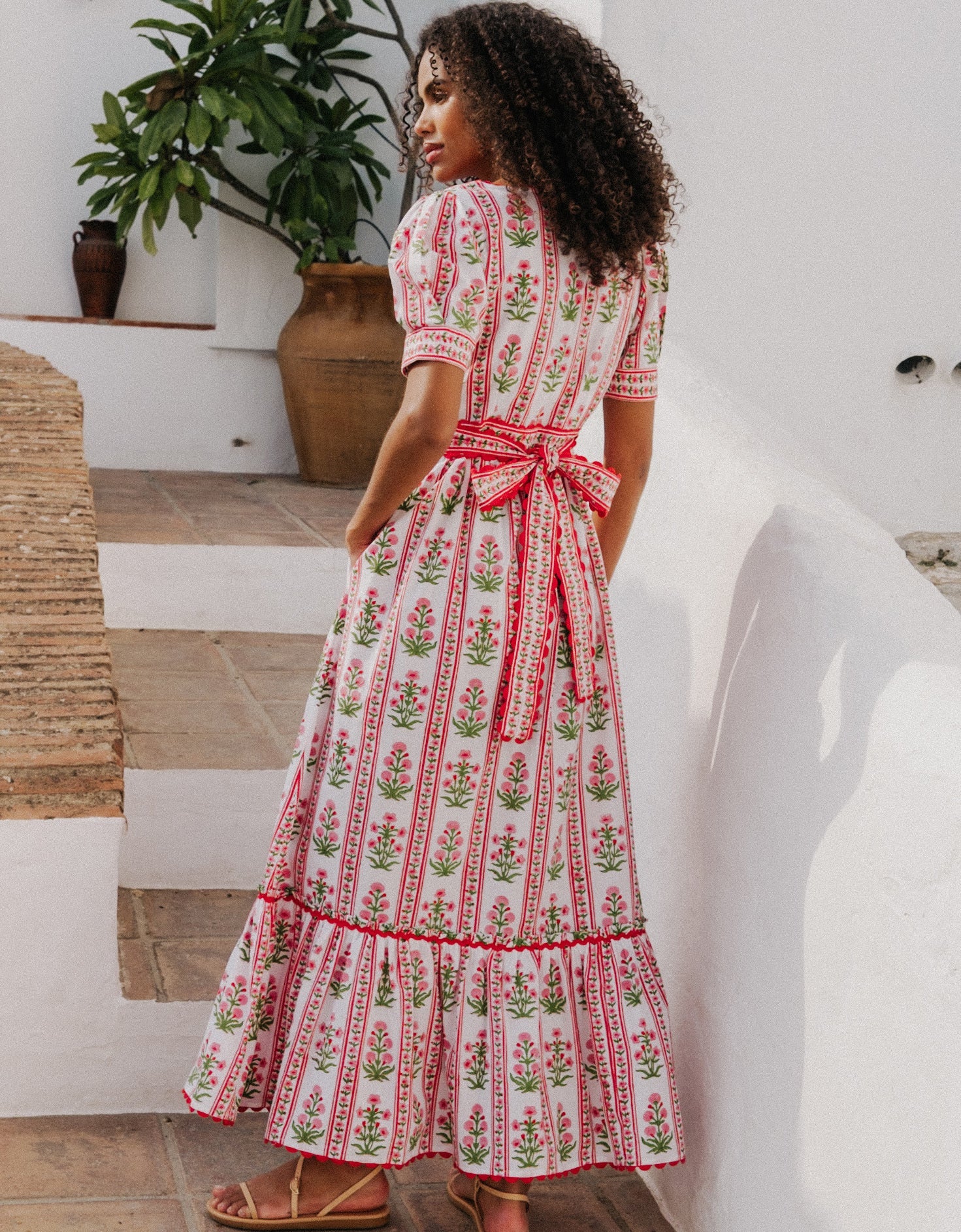 Pink City Prints Ruby Buta Evelyn Dress