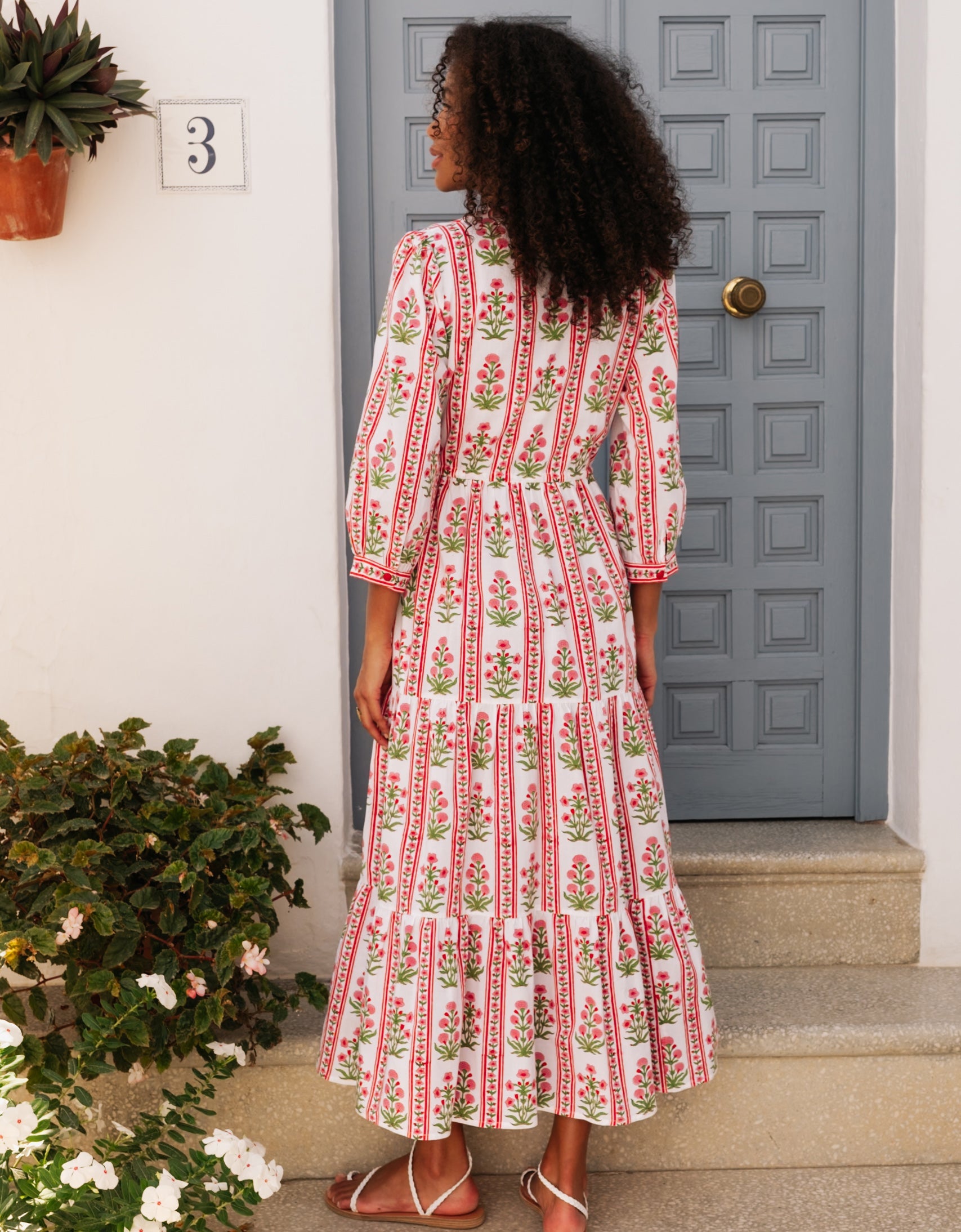 Pink City Prints Ruby Buta Maria Dress