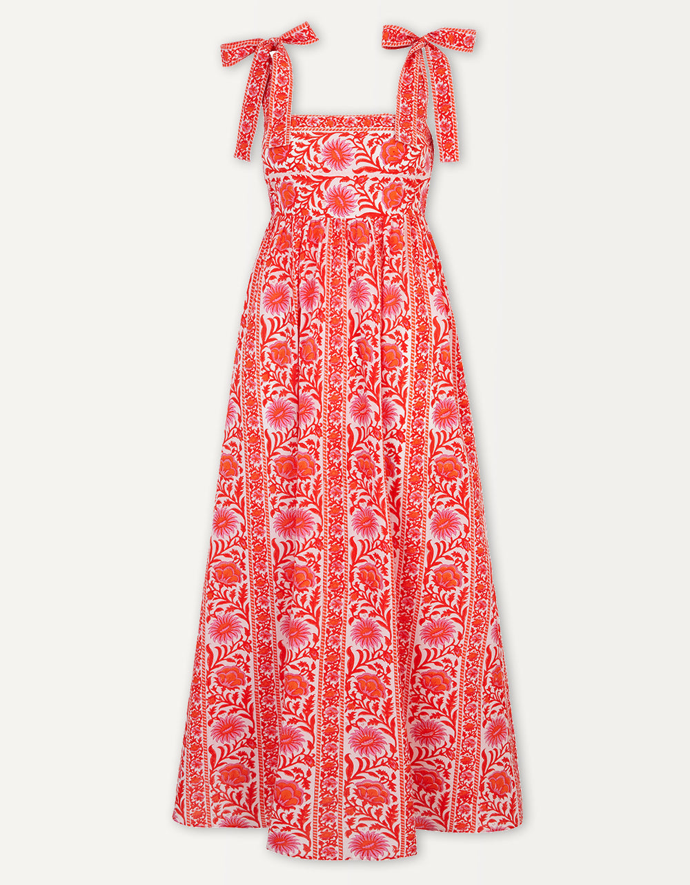 Pink City Prints Sunset Border Mykonos Dress