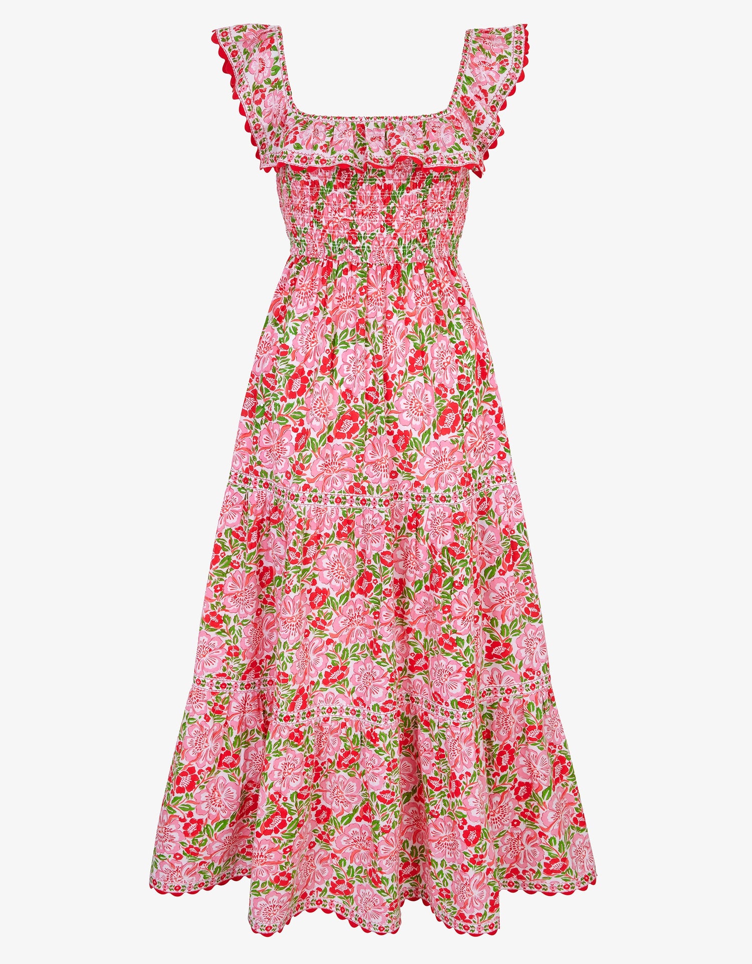 Pink City Prints Sweet Hibiscus Carrie Dress