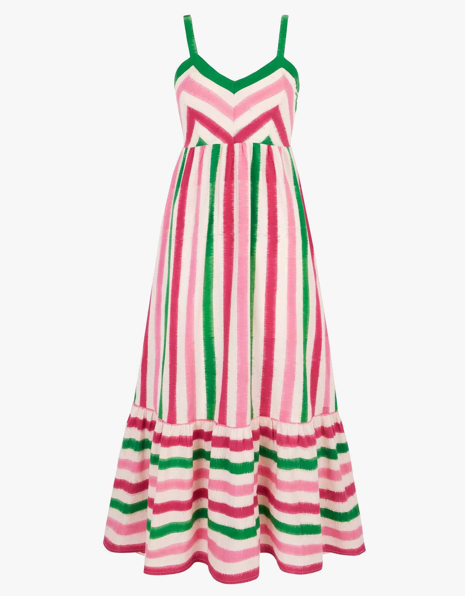 Pink City Prints Watermelon Stripe Puglia Dress